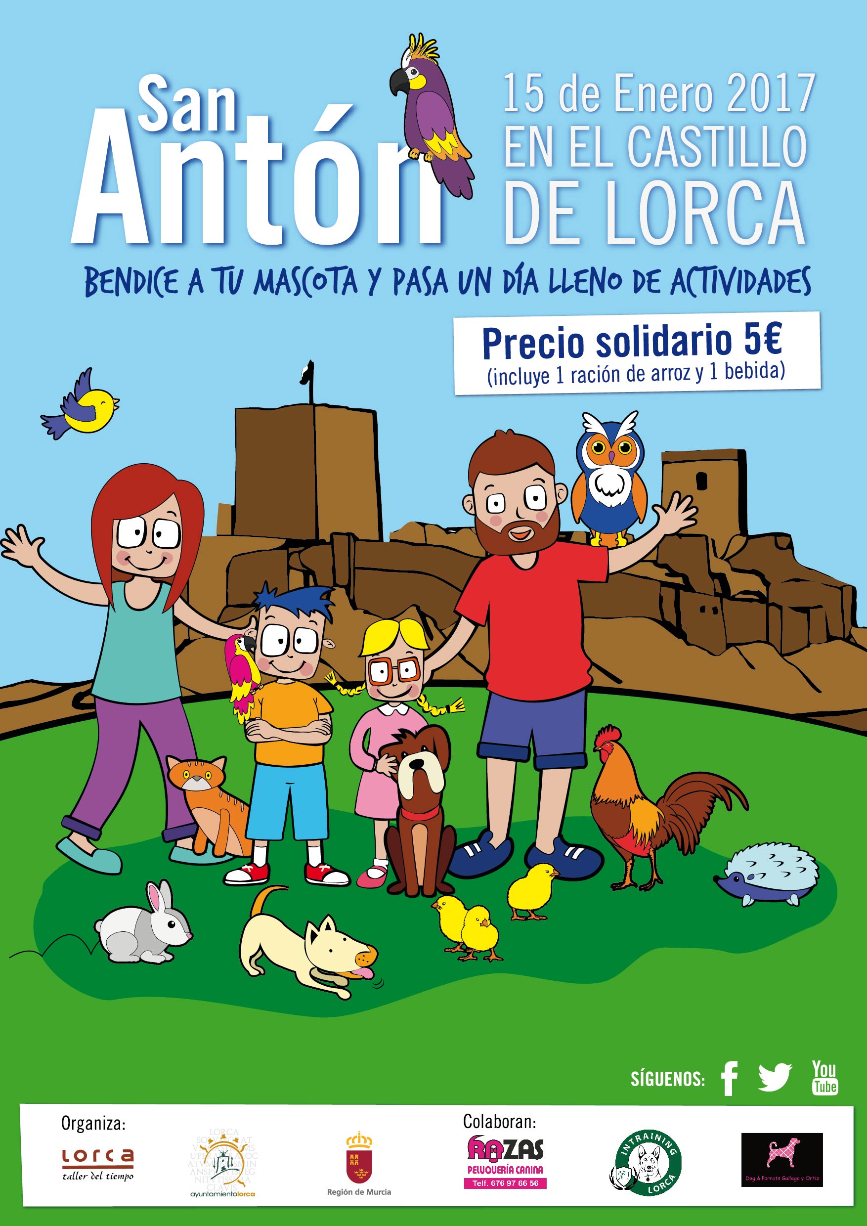 San Antón en el Castillo de Lorca